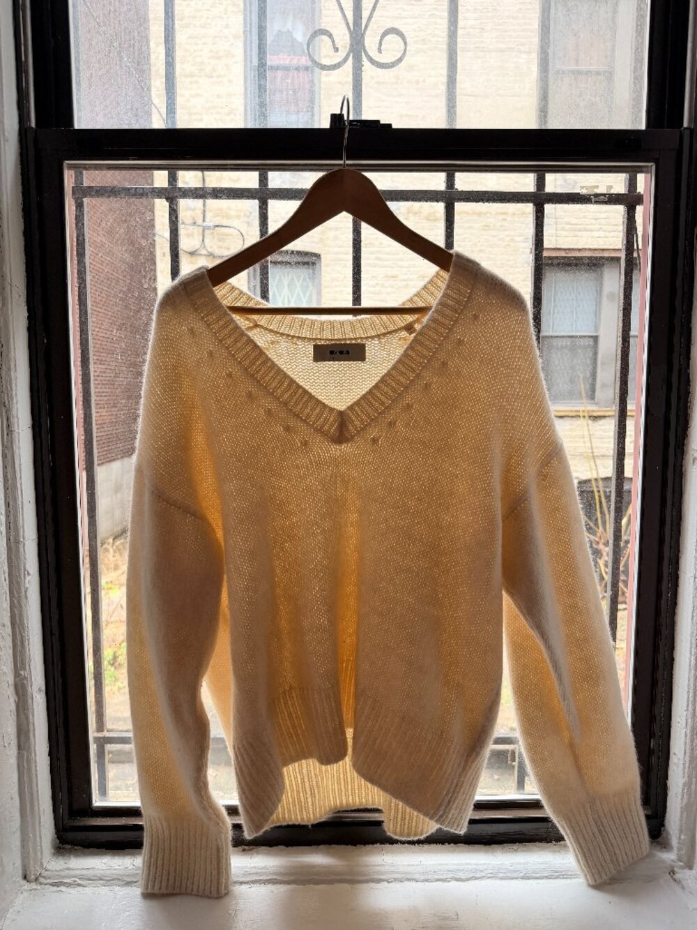 Buck Mason Women's V-neck sweater